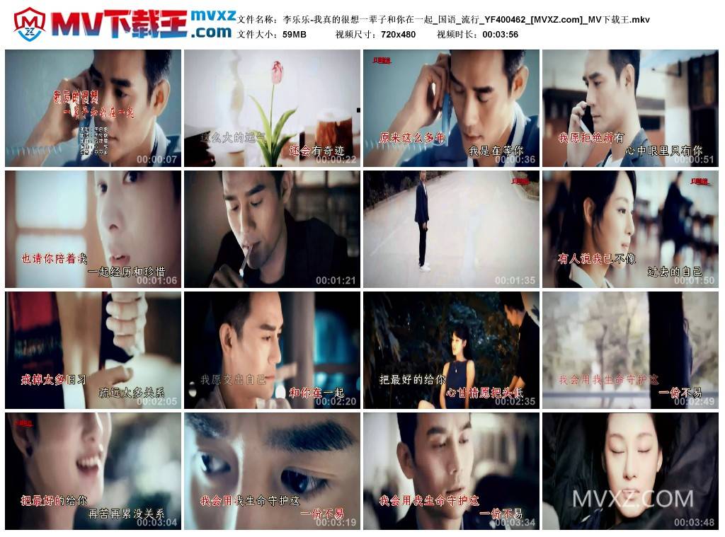 李乐乐-我真的很想一辈子和你在一起_国语_流行_YF400462